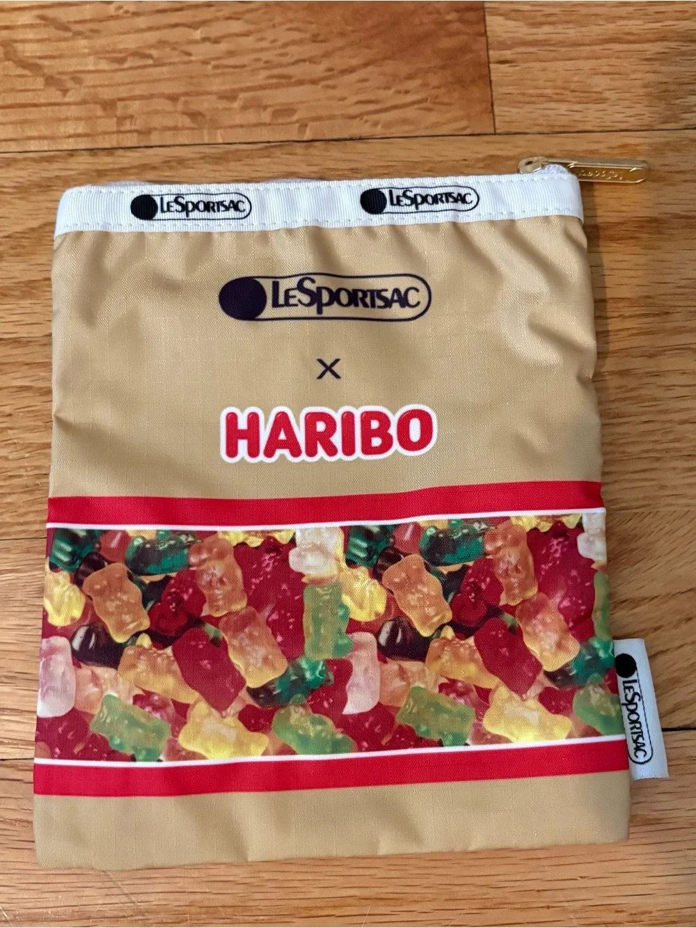 LeSportSac x Haribo goldbears gummy bears zip storage pouch
